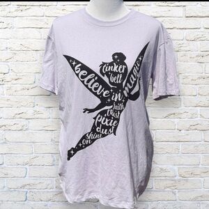 NWT Graphic T-Shirt with Tinkerbell Design from Disney -Size Large